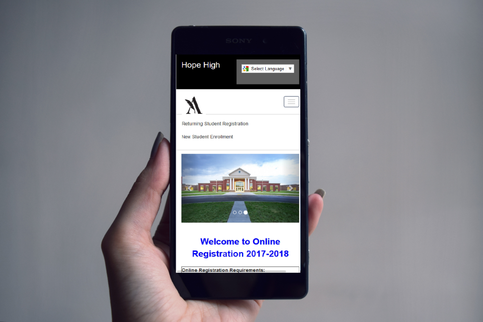 screenshot of K-12 Online